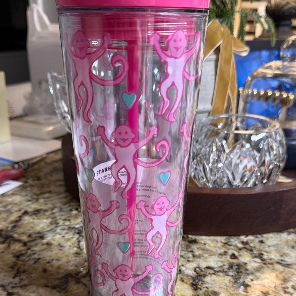 Starbucks Pink Roller Rabbit Tumbler - Picture 4 of 5